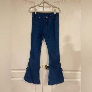 Flare bottom jeans​​​​​